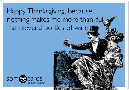 Someecards Thanksgiving and Wine 1