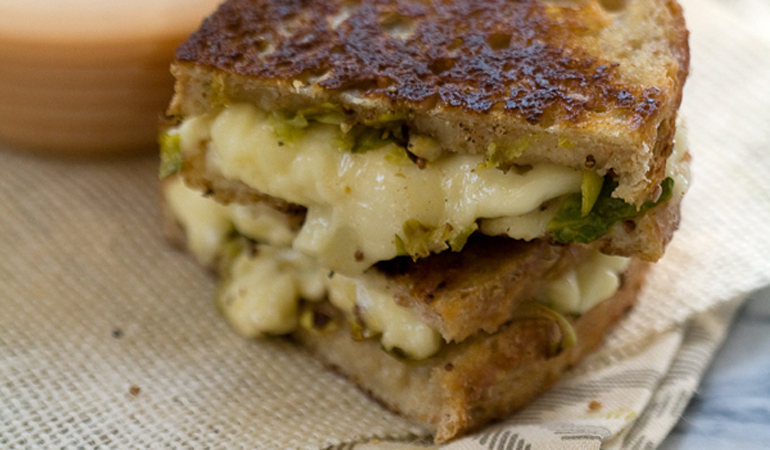 Brussel Sprouts Sandwich From A Cozy Kitchen