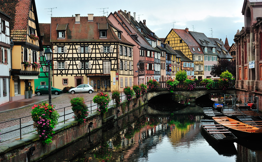 Colmar, the capital of Alsatian wine, has belonged to both France and Germany
