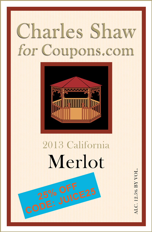 Coupons-dot-com As A Wine Label