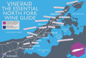 North Fork Wine Guide Map