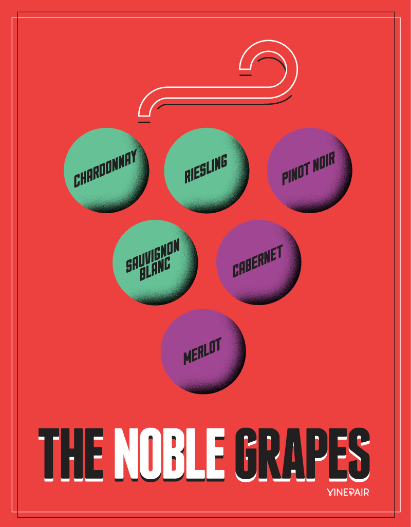 The 6 Noble Grapes