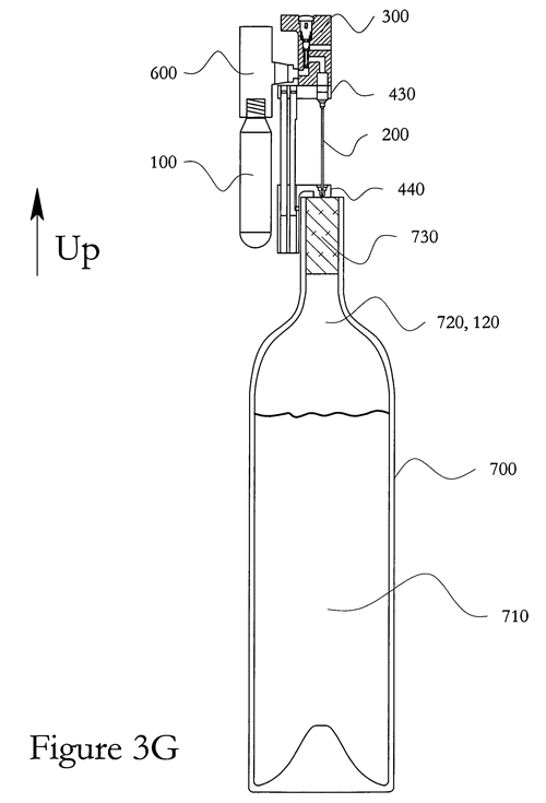 An Early Patent For The Coravin - 2004