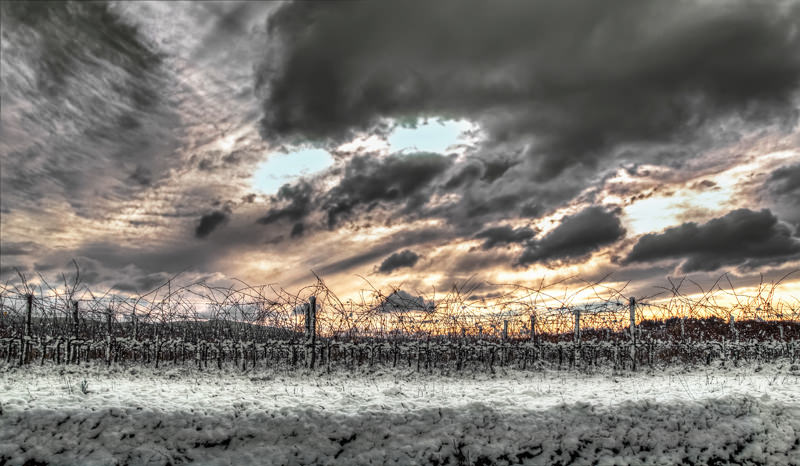 The First Snow Of Winter - Tuscany, Italy