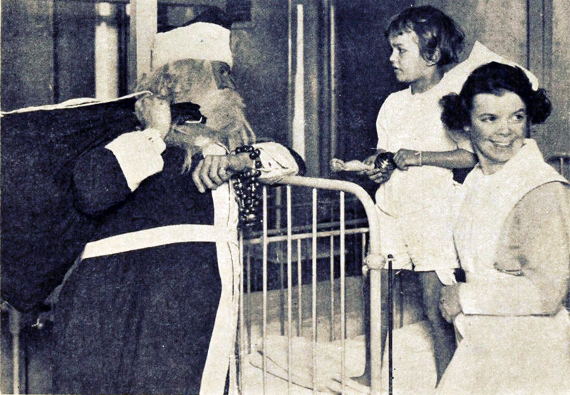 1910 - "Christmas Morning in the Children's Ward" - New York Nursery and Child's Hospital Annual Report