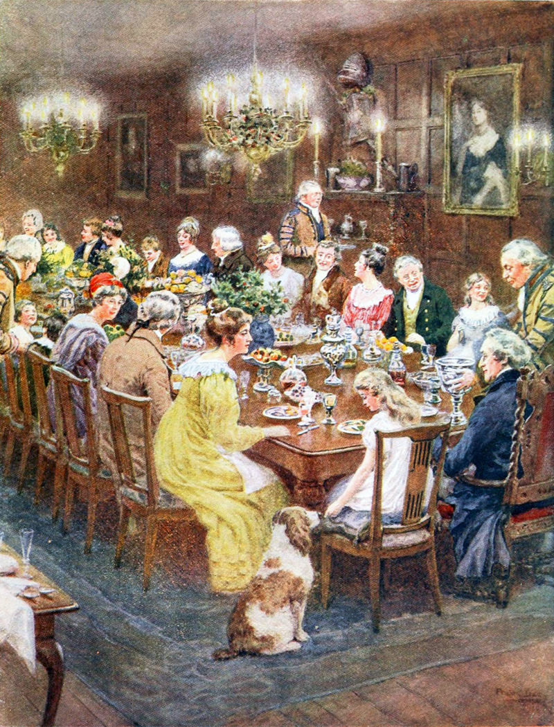 1916 - "The Christmas Dinner" in Old Christmas by Washington Irving