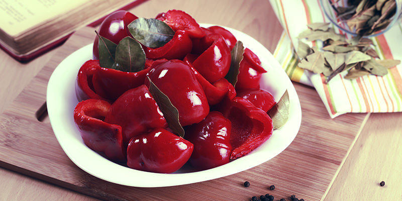 Pair pickled peppers with Chardonnay