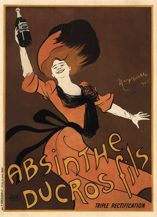This is an absinthe poster