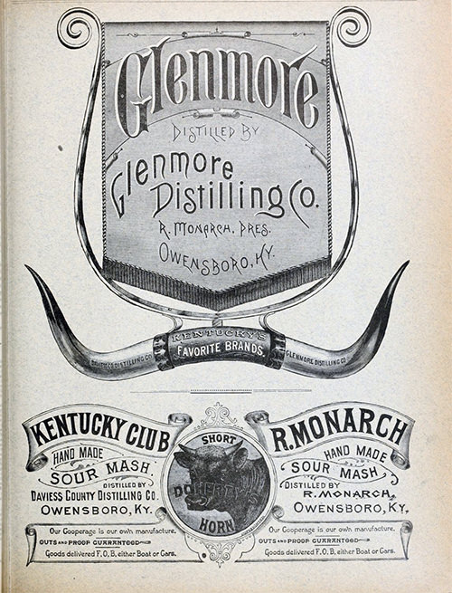 This is a Glenmore Distilling ad