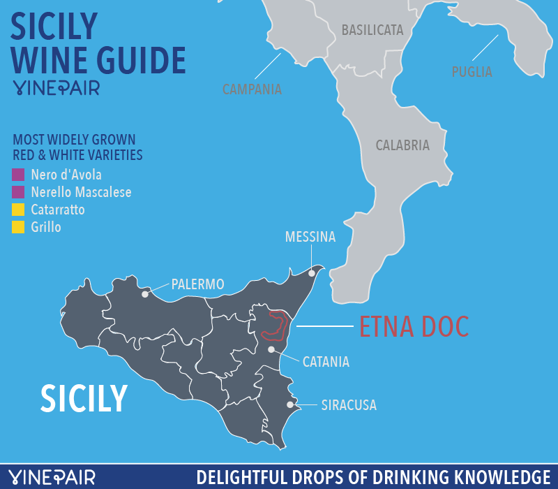 MAP: The Wines Of Sicily