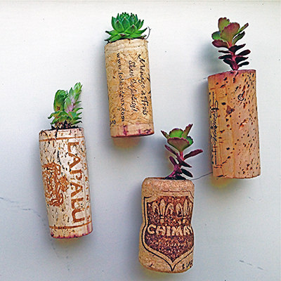 Make crafts with corks