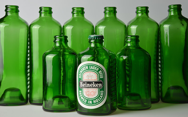 Heineken wanted to make houses out of beer bottles