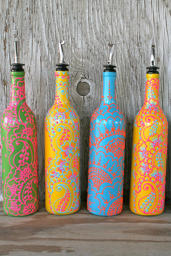 Make these awesome crafts with leftover wine bottles