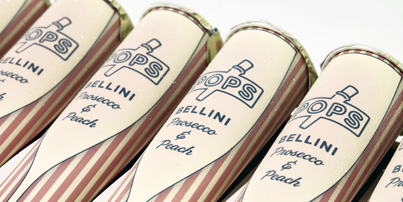 These are Prosecco popsicles