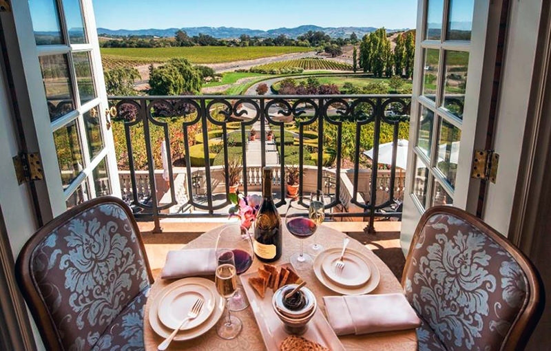 Domaine Carneros is a winery with a great view