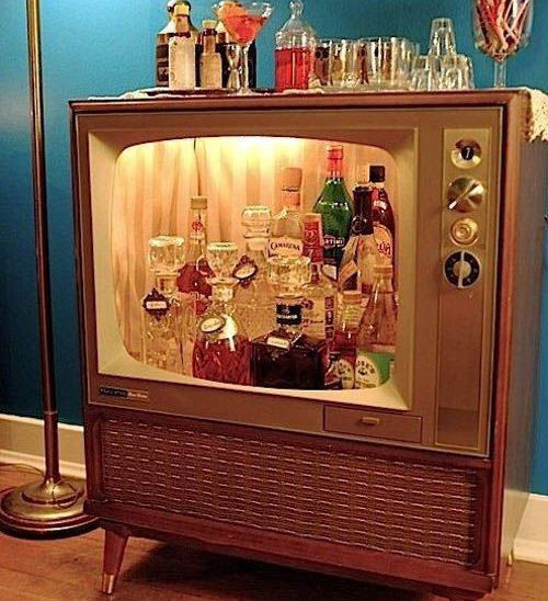 Television Liquor Cabinet