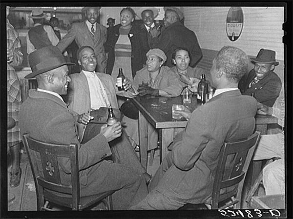 Saturday afternoon in a Negro beer and juke joint
