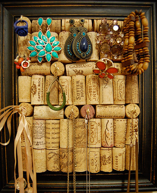 Cork Jewelry Holder