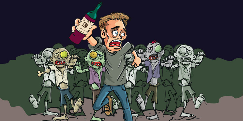 Experts: The One Wine They'd Grab During A Zombie Apocalypse
