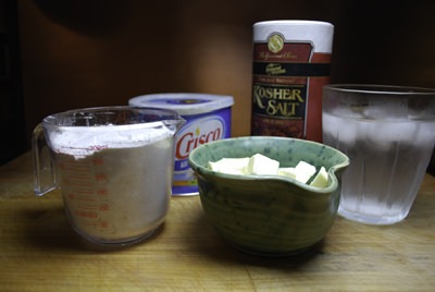 Ingredients for Crust