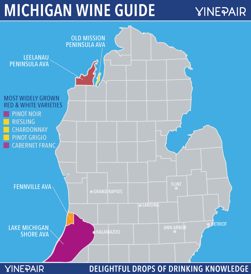 MAP: Michigan Wine Guide