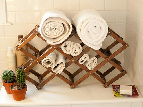 Wine Towel Rack