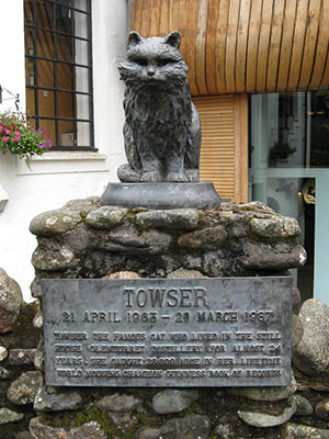Towser the Mouser at the Famous Grouse Distillery