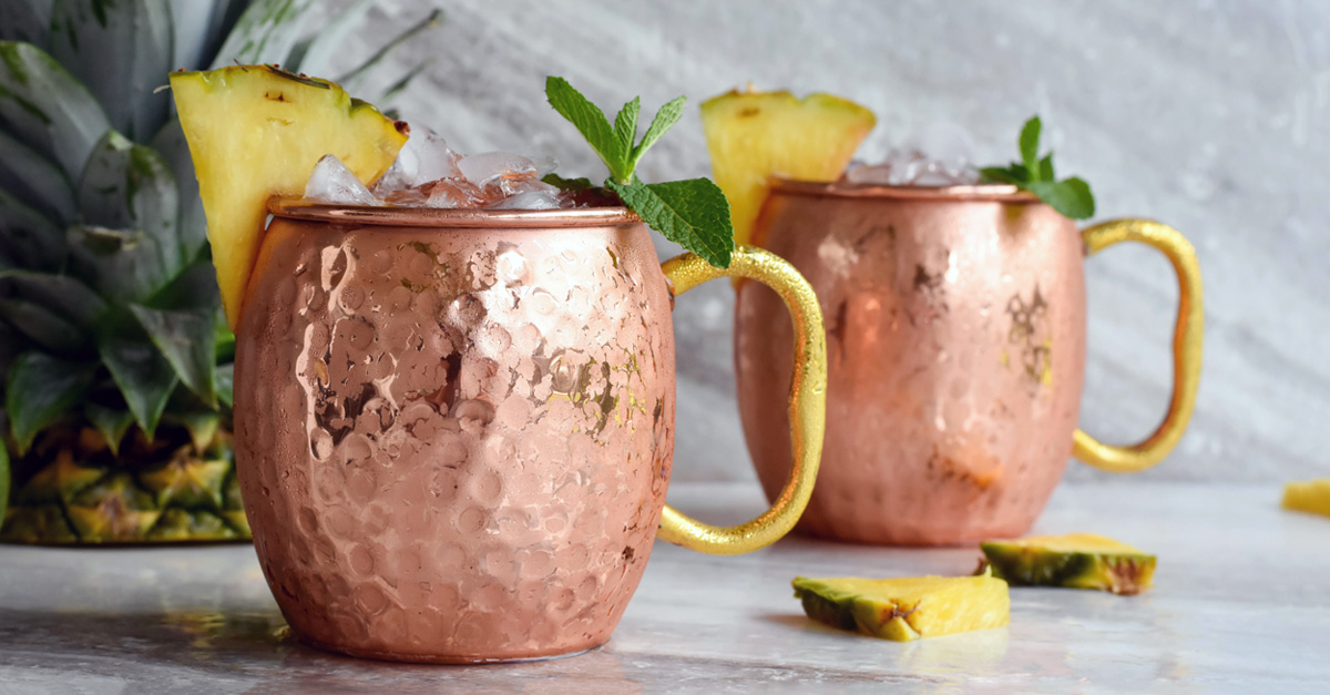 You definitely need to know how to make this vodka based cocktail, the Pineapple Moscow Mule.