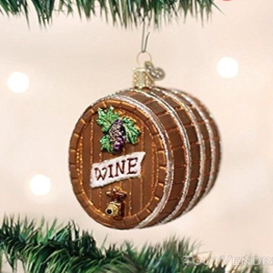 Wine Barrel Ornament