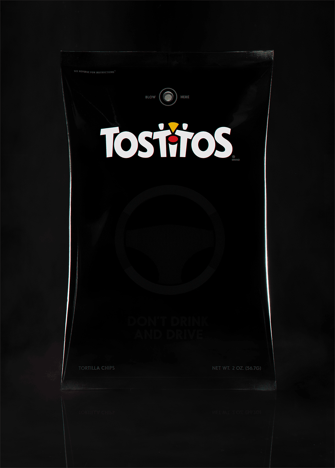 Flashing Tostitos Bag
