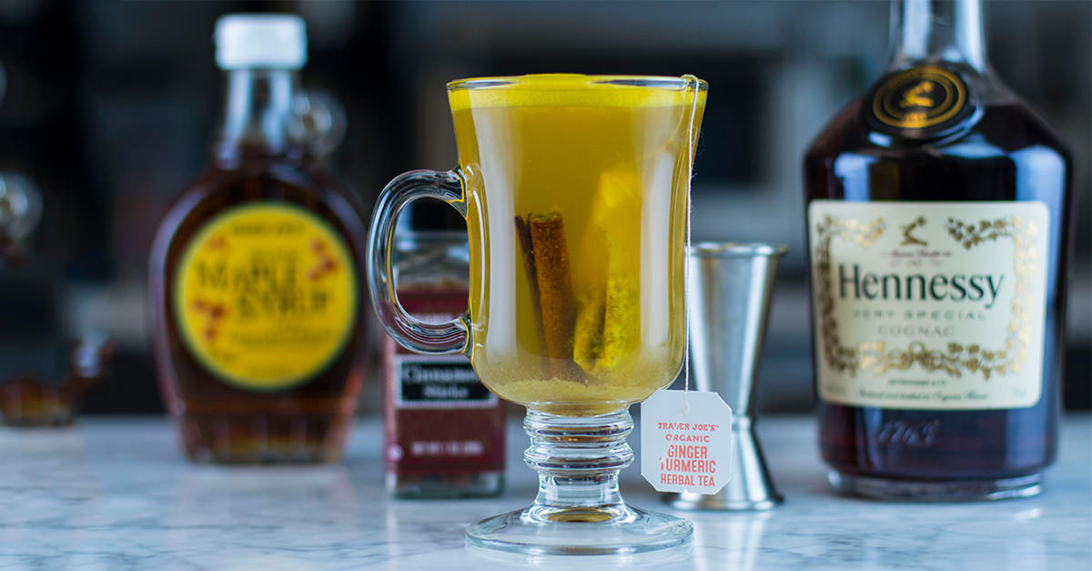 The Hennessy Hot Toddy, with its hints of lemon, cinnamon, and maple syrup, is the perfect winter drink to get you through the second half of January.
