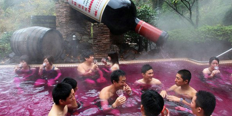 Outside Wine Spa