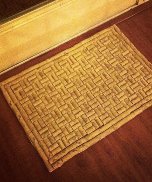 DIY Cork Doormat