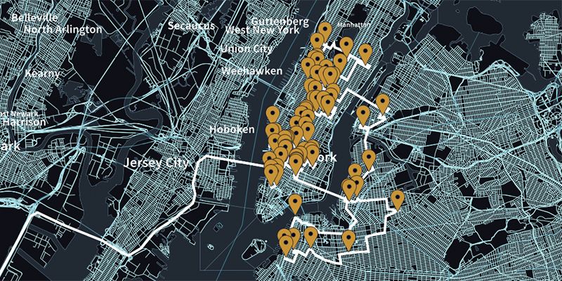michelin map new york