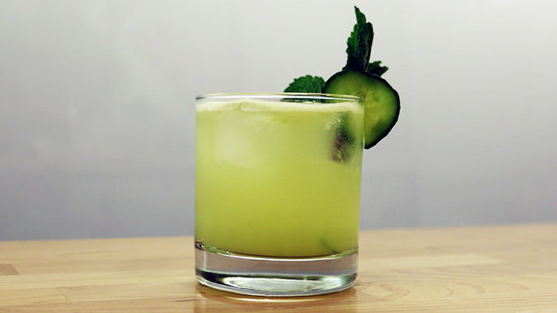 This Mint Cucumber Sparkler cocktail is a great cooling agent based cocktail to help beat the heat