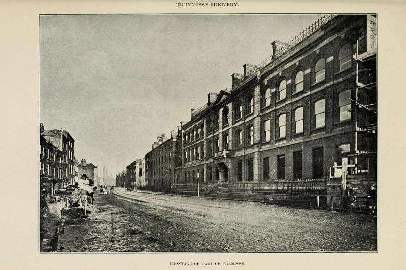 The Guinness Brewery from the outside in 1900