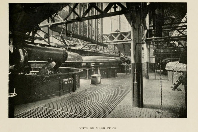 The historic Guinness Mash tuns from 1900