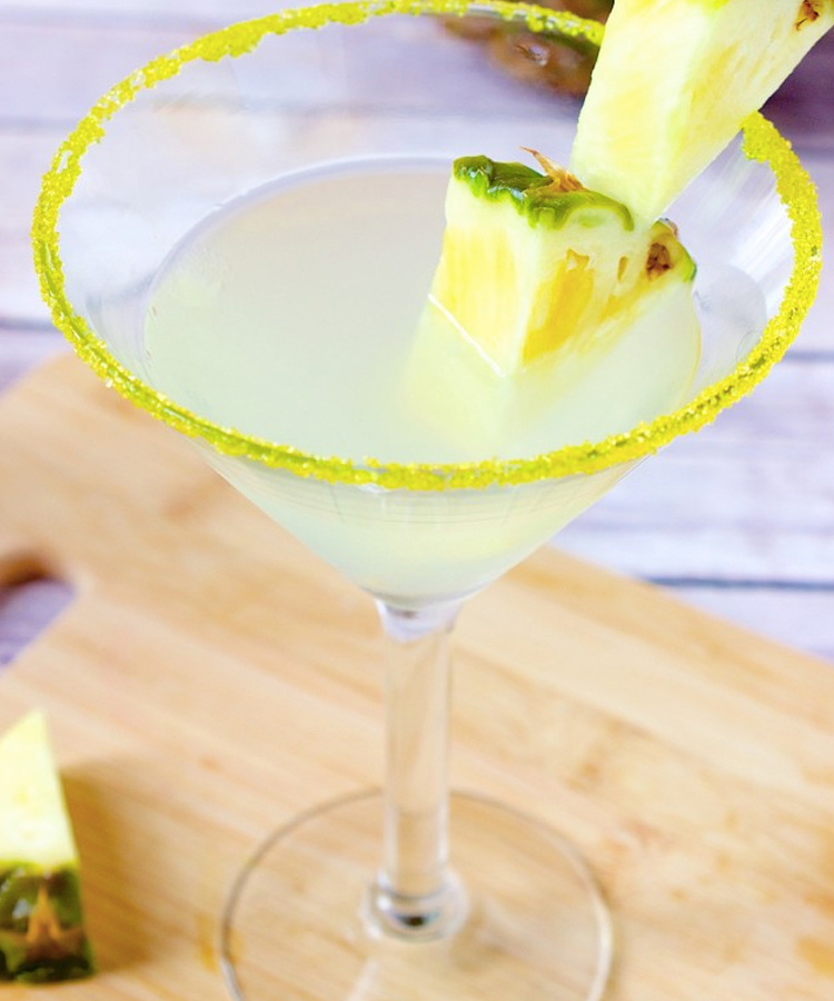 This Pineapple Martini is a mouthwatering martini recipe to make this summer