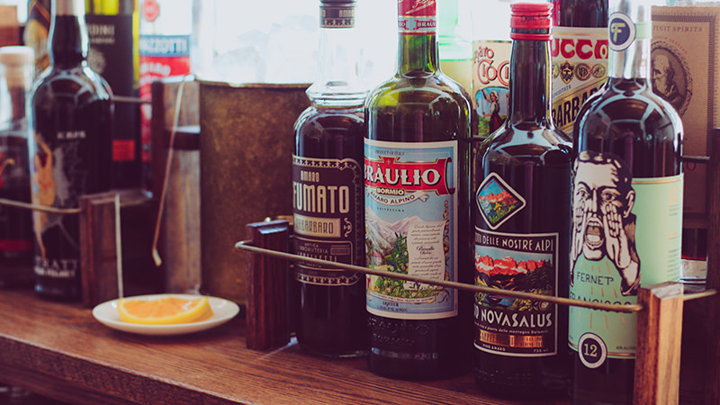 Amaro selection at Italienne