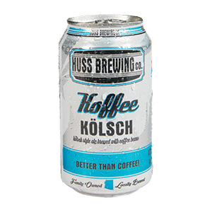 huss brewing koffee kolsch is a coffee beer to try