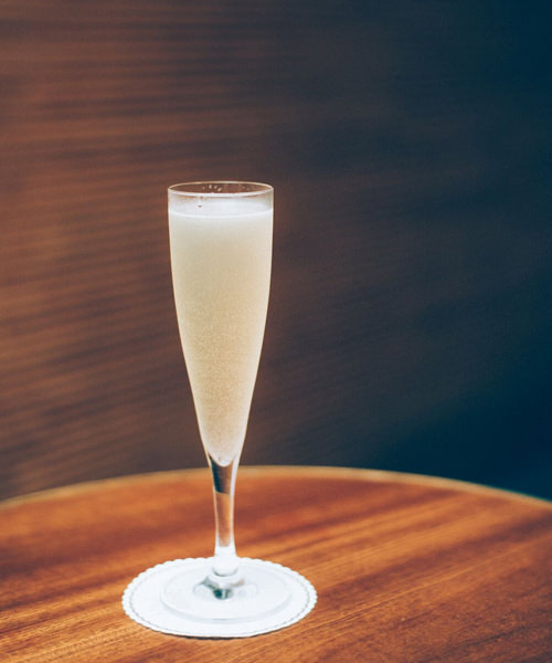 champagne cocktails at slowly shirley in new york city