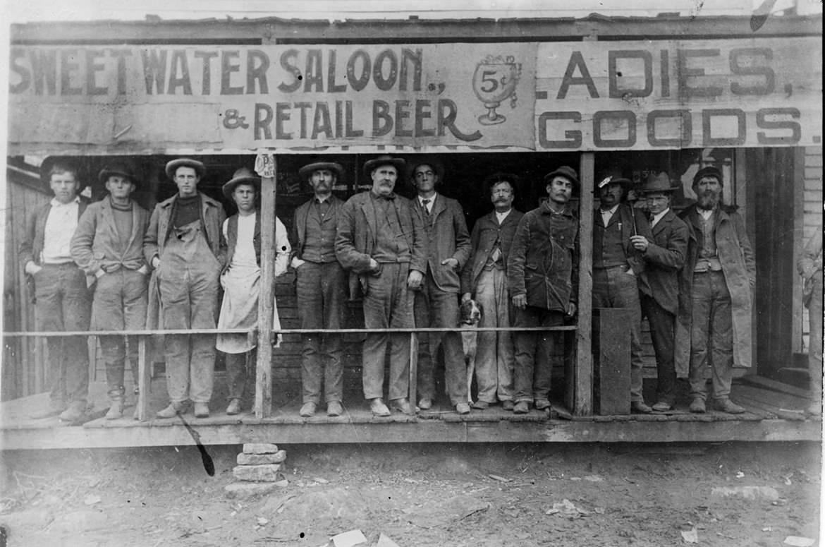 Retail beer started at five cents at the WIld West's Swetwater Saloon.