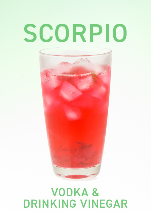 Scorpios should try vodka in April, according to VinePair's drinks pairing horoscope.