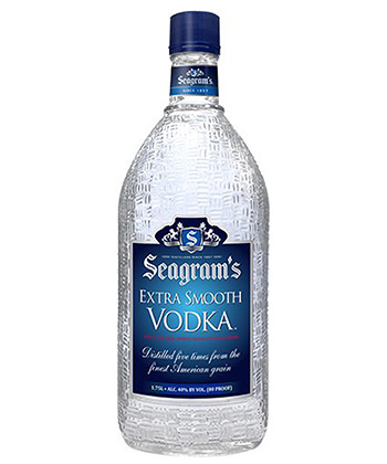 Seagrams is one of the vodkas we tasted for Moscow Mules.