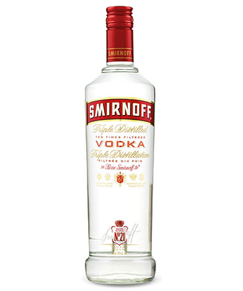 Smirnoff is one of the vodkas we tasted for Moscow Mules.