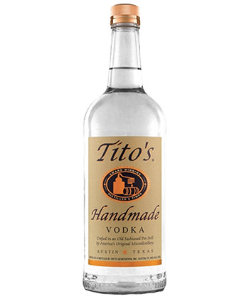 Tito's is one of the vodkas we tasted for Moscow Mules.
