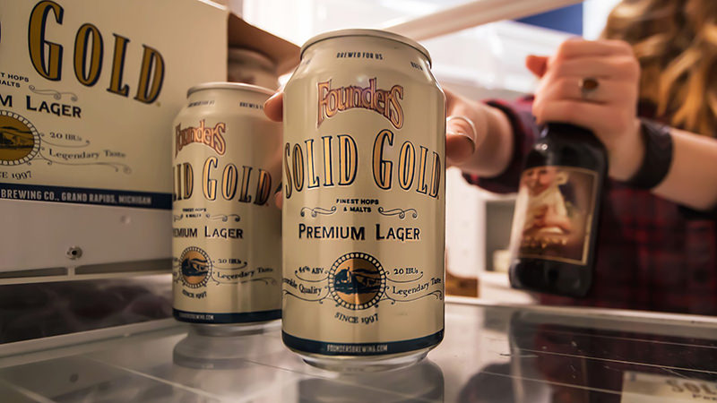 Founders Solid Gold is a newly released craft lager.