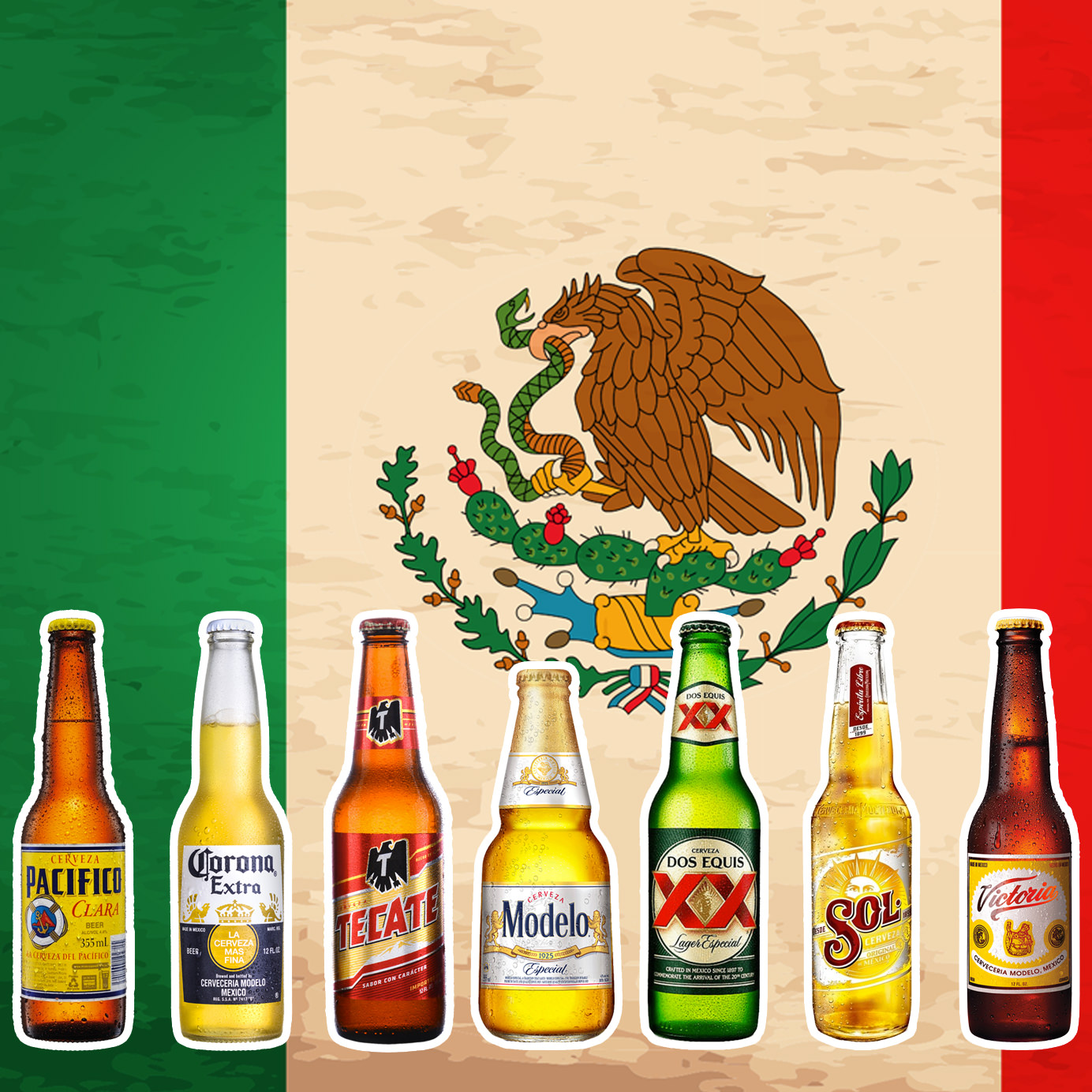 Seven Mexican Lagers, Blind Tasted and Ranked From Bad to Bueno