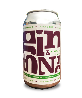 Interboro Spirits Canned Gin and Tonic