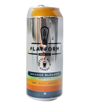 Platform Beer Co. Orange Blossom Gose